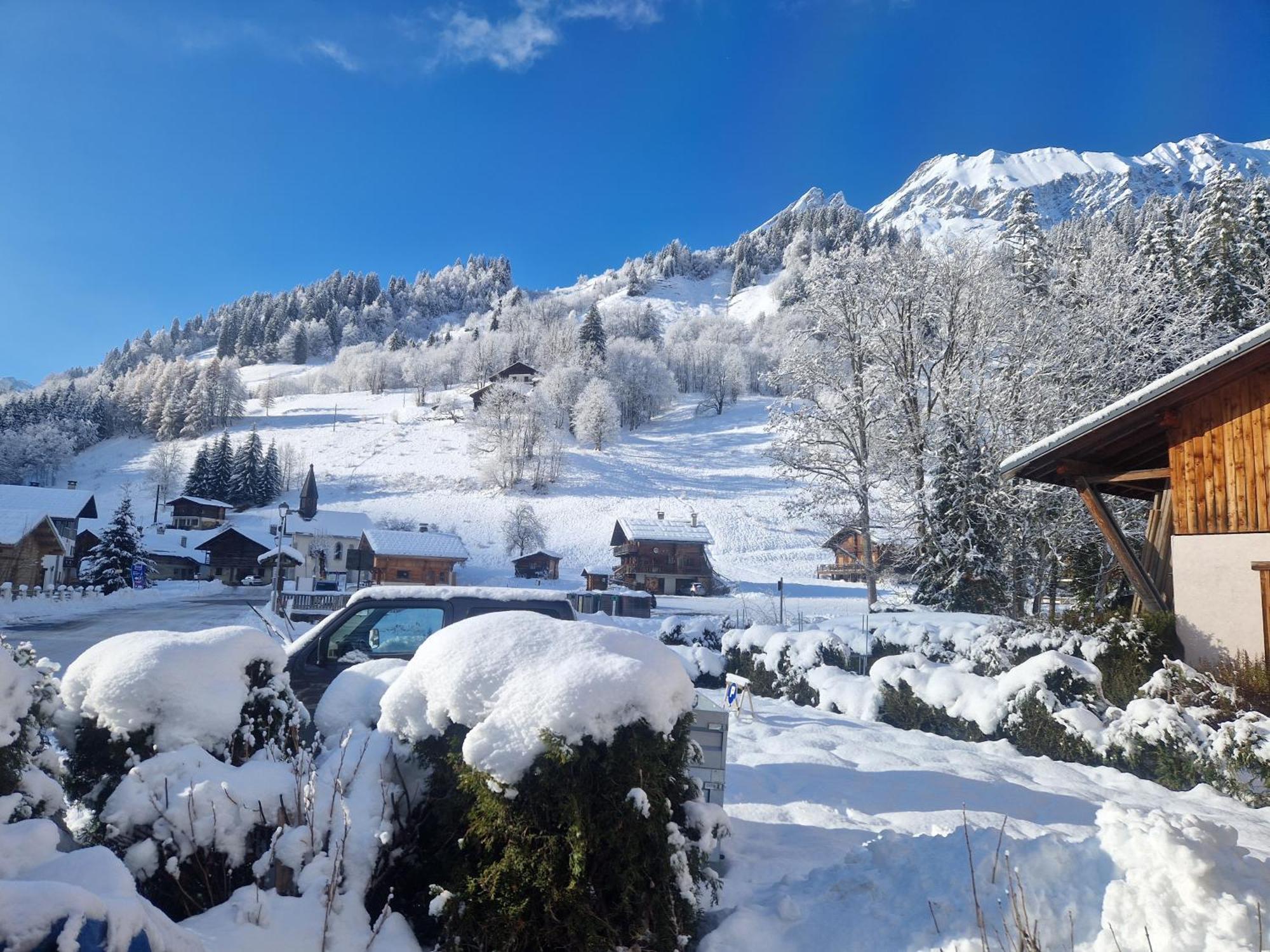 Appartement La Duchere Le Plan-La Giettaz Massif Des Aravis Экстерьер фото
